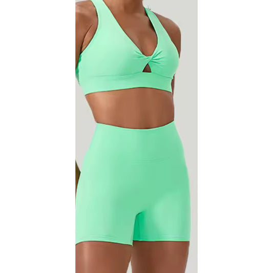Conjunto short efecto push up /soporte incluido