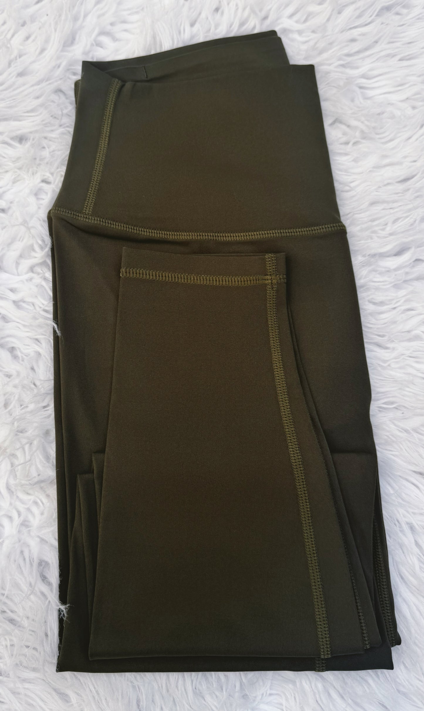 Leggings sin efecto push up.