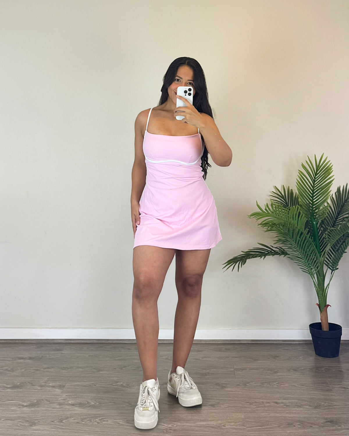 Vestido falda short/ soporte incluido