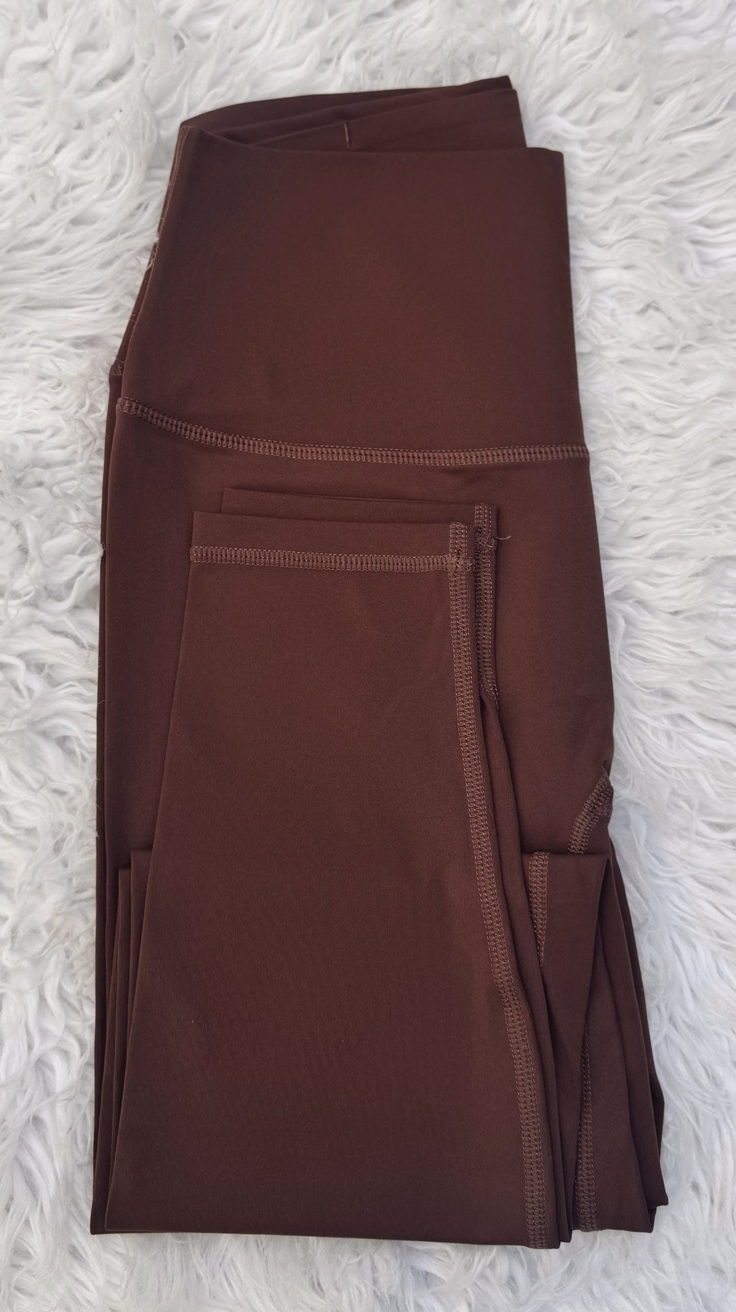Leggings sin efecto push up.